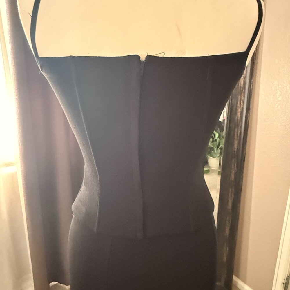 Strapless Sequins Top and Fitted Formal Skirt - image 4